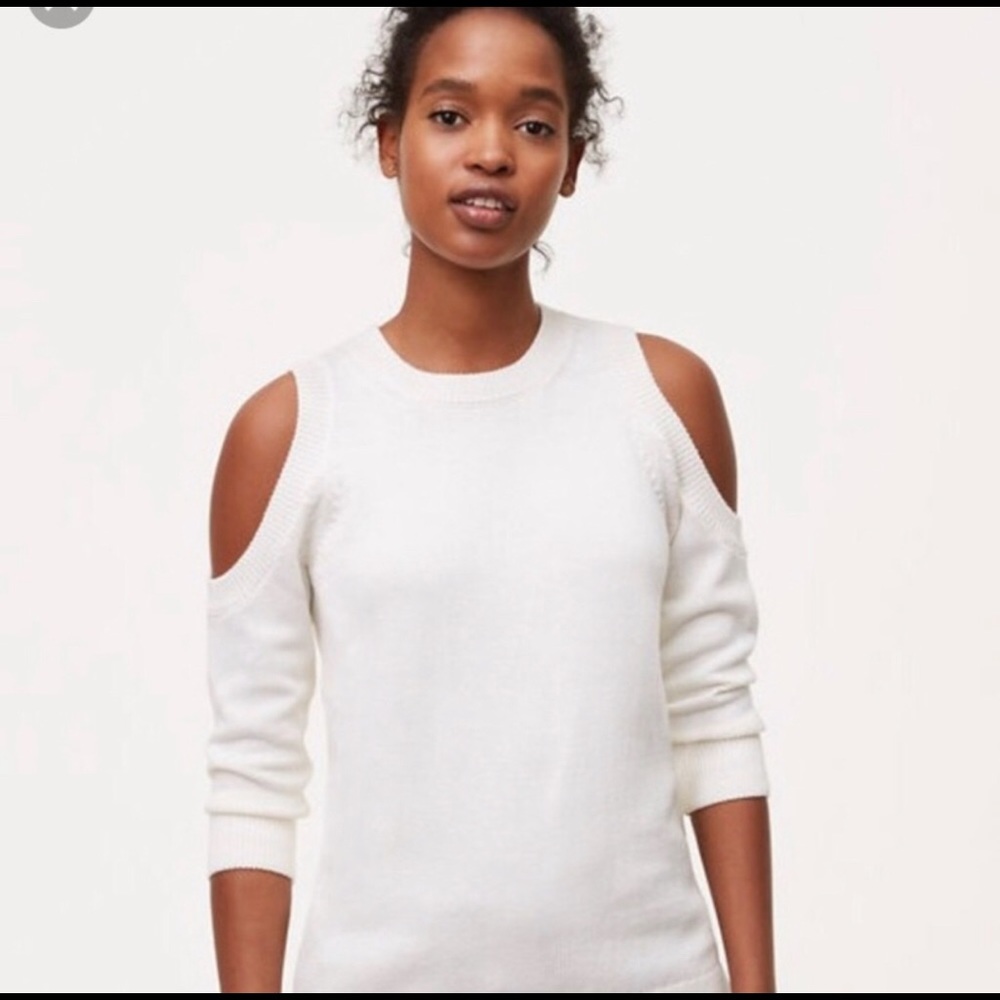 Cold Shoulder LOFT Sweater